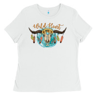 White Wild Heart Ladies Tee - JahusDesignShop