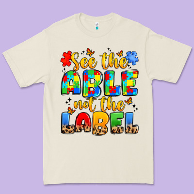 See The Able Not The Label Premium Tee Designed By Jahusdesignshop