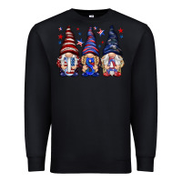 Black USA gnomies 4th of july Premium Sweatshirt - HowdyJamesFarm