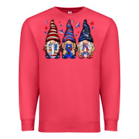 Cardinal USA gnomies 4th of july Premium Sweatshirt - HowdyJamesFarm