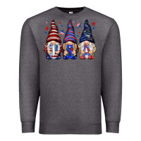 Charcoal Heather USA gnomies 4th of july Premium Sweatshirt - HowdyJamesFarm