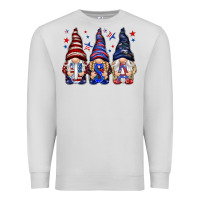 Dove Grey USA gnomies 4th of july Premium Sweatshirt - HowdyJamesFarm