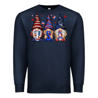 Navy USA gnomies 4th of july Premium Sweatshirt - HowdyJamesFarm
