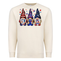 Sandshell USA gnomies 4th of july Premium Sweatshirt - HowdyJamesFarm