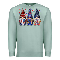 Seafoam USA gnomies 4th of july Premium Sweatshirt - HowdyJamesFarm