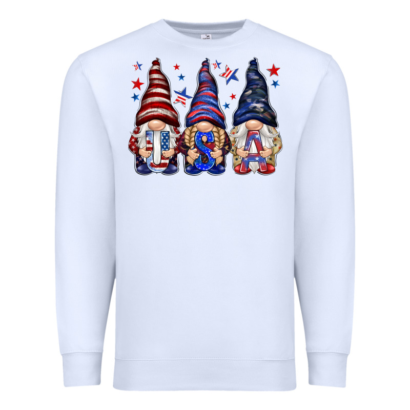 Usa Gnomies 4th Of July Premium Sweatshirt by HowdyJamesFarm | Teevron