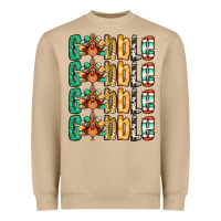 Mushroom Gobble till you wobble Thanksgiving turkey Heavyweight Sweatshirt - NancyCooperArtShop