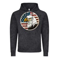 Vintage Black American Bald Eagle Vintage Hoodie - Jasminsmagicworld