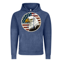 Vintage Denim American Bald Eagle Vintage Hoodie - Jasminsmagicworld