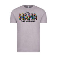 Vintage Zinc this mama loves her puzzle Vintage Tee - MaliasSmallBusiness