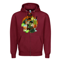 Burgundy Cinco de Mayo Zipper Hoodie - Bettercallsaul
