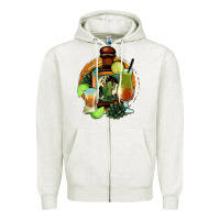 Oatmeal Heather Cinco de Mayo Zipper Hoodie - Bettercallsaul