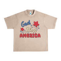 French Oak god bless america Urban Heavy Tee - MaliasSmallBusiness