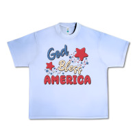 Grape Ice god bless america Urban Heavy Tee - MaliasSmallBusiness