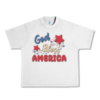 Lunar Rock god bless america Urban Heavy Tee - MaliasSmallBusiness