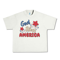 Pistachio god bless america Urban Heavy Tee - MaliasSmallBusiness