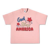 Salmon god bless america Urban Heavy Tee - MaliasSmallBusiness