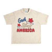 Sandshell god bless america Urban Heavy Tee - MaliasSmallBusiness