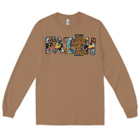 Toasted Coconut faith cross Long Sleeve Tee - JahusDesignShop