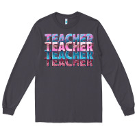 Smoke teacher stacked Long Sleeve Tee - NancyCooperArtShop