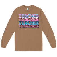 Toasted Coconut teacher stacked Long Sleeve Tee - NancyCooperArtShop