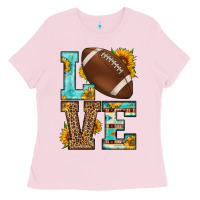 Western Love American Football Ladies Tee | Teevron