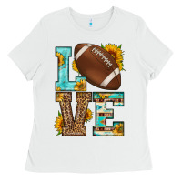 White western love american football Ladies Tee - HRA Design Shop