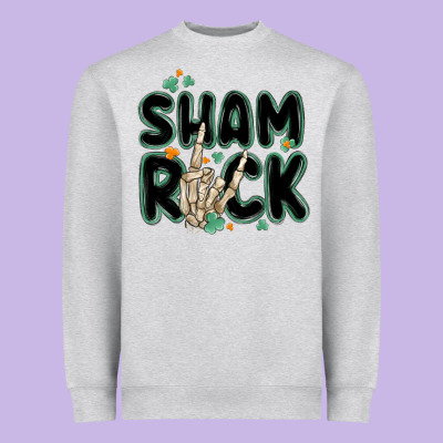 Sham Rock Heavyweight Sweatshirt Designed By Maliassmallbusiness