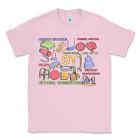 Bubblegum Pink biliteral coordintiom Classic Tee - MaliasSmallBusiness