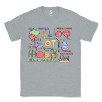 Heather Grey biliteral coordintiom Classic Tee - MaliasSmallBusiness