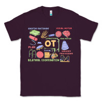 Plum biliteral coordintiom Classic Tee - MaliasSmallBusiness