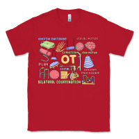 Red biliteral coordintiom Classic Tee - MaliasSmallBusiness