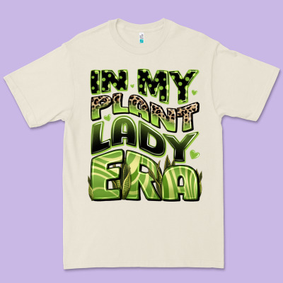 In My Plant Lady Era Premium Tee Designed By Jahusdesignshop