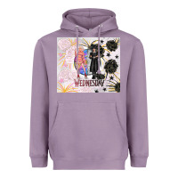 Lavender gothic girl and colorful girl best friends with ro Heavyweight Hoodie - TumblerDesignByShophia
