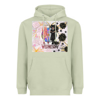 Matcha gothic girl and colorful girl best friends with ro Heavyweight Hoodie - TumblerDesignByShophia