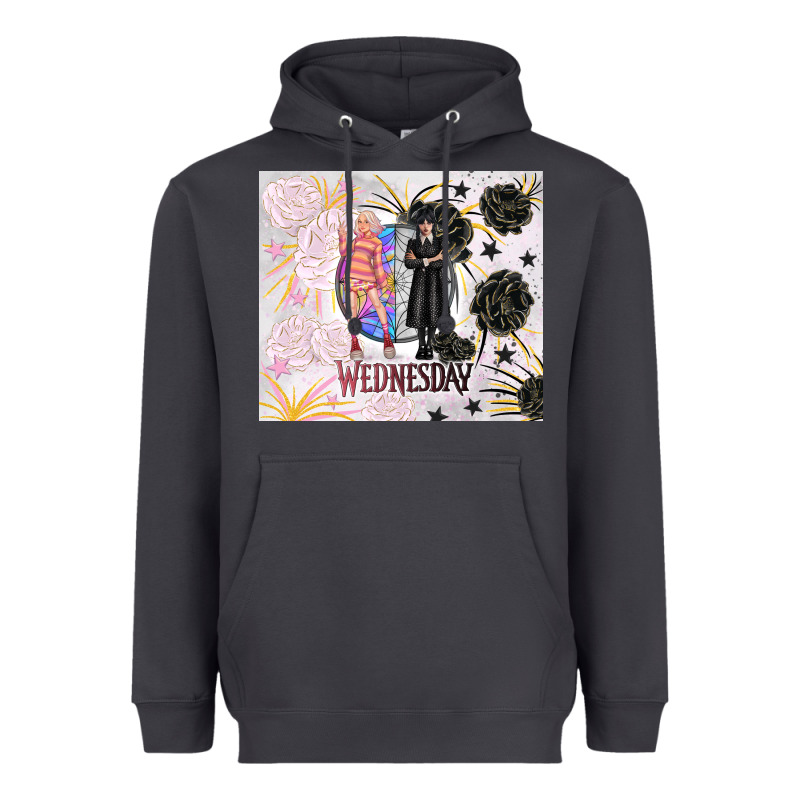 Gothic Girl And Colorful Girl Best Friends With Ro Heavyweight Hoodie by TumblerDesignByShophia | Teevron