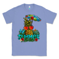 Colony Blue Summer Classic Tee - CowhideDigitalArt