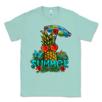 Seafoam Summer Classic Tee - CowhideDigitalArt