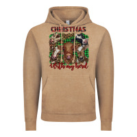 Vintage Coffee christmas with my herd cows Vintage Hoodie - BarkalooDesign