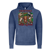 Vintage Denim christmas with my herd cows Vintage Hoodie - BarkalooDesign