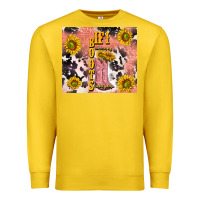 Lemon cowgirl boots sunflower Premium Sweatshirt - TumblerDesignByShophia