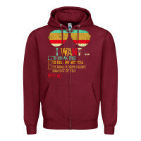 Burgundy I Want to Break Free to Ride My Bicycle Want It All Zipper Hoodie - Bettercallsaul