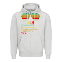 Dove Grey I Want to Break Free to Ride My Bicycle Want It All Zipper Hoodie - Bettercallsaul