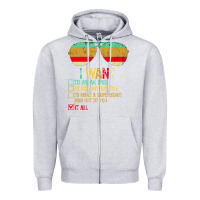 Heather Grey I Want to Break Free to Ride My Bicycle Want It All Zipper Hoodie - Bettercallsaul