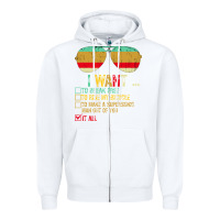 White I Want to Break Free to Ride My Bicycle Want It All Zipper Hoodie - Bettercallsaul