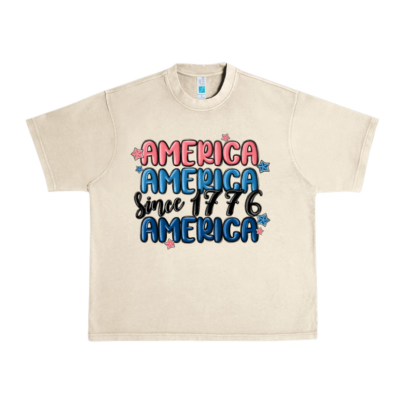 America Since 1776 Urban Heavy Tee by MaliasSmallBusiness | Teevron