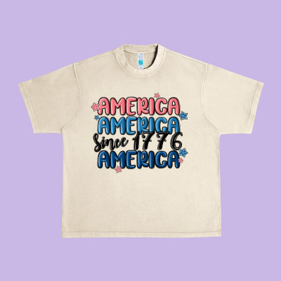 America Since 1776 Urban Heavy Tee Designed By Maliassmallbusiness