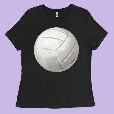 Volleyball Fa Element Ladies Tee Designed By Fadigitalartstudio