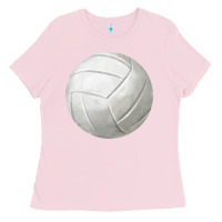 Bubblegum Pink volleyball fa element Ladies Tee - FaDigitalArtStudio