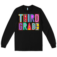 Black third grade Long Sleeve Tee - NancyCooperArtShop